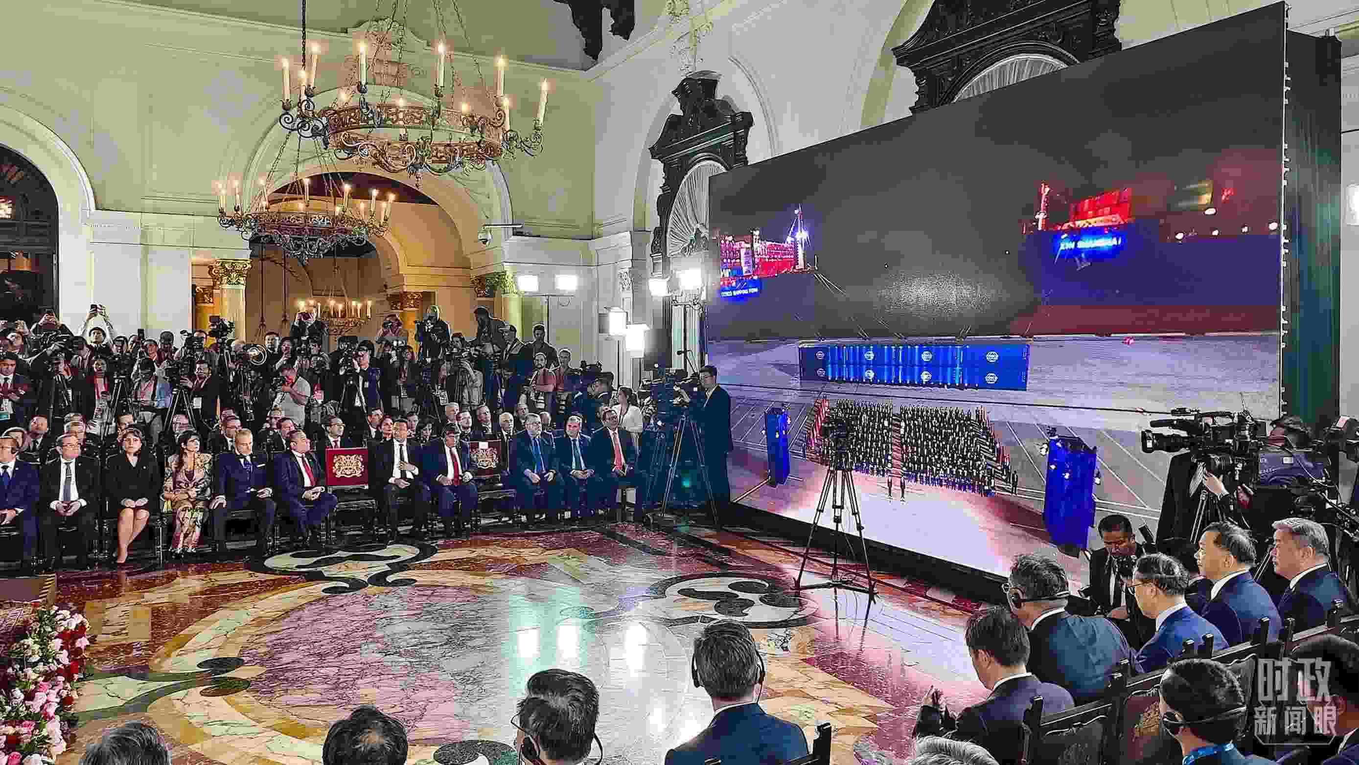 錢凱港開港儀式現(xiàn)場。（總臺央視記者韓銳拍攝）