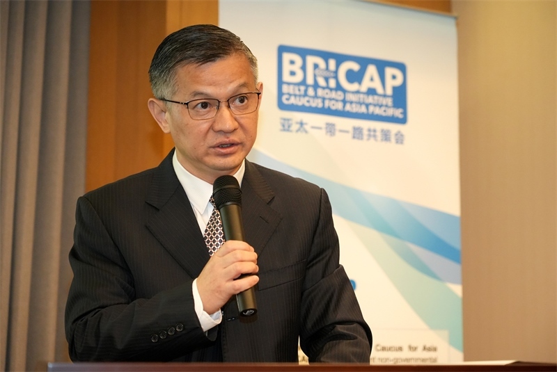 鄭學(xué)方作主旨演講。主辦方供圖