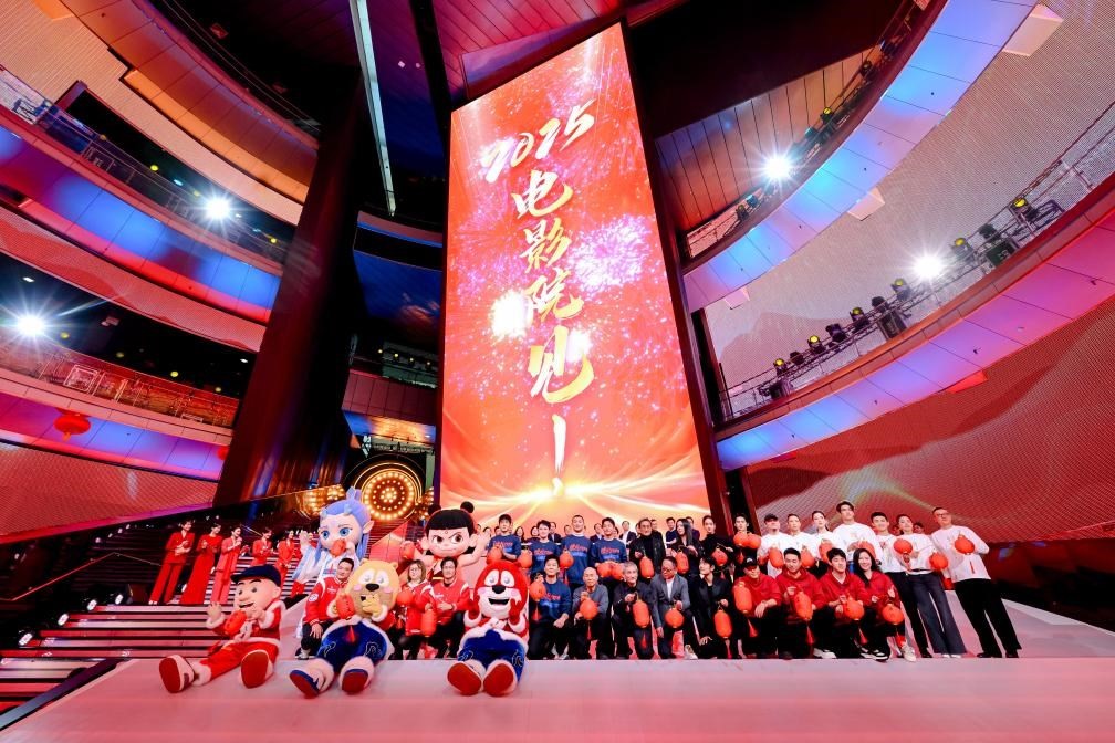 2025年春節(jié)檔電影主創(chuàng)合影。（圖片由主辦方提供）