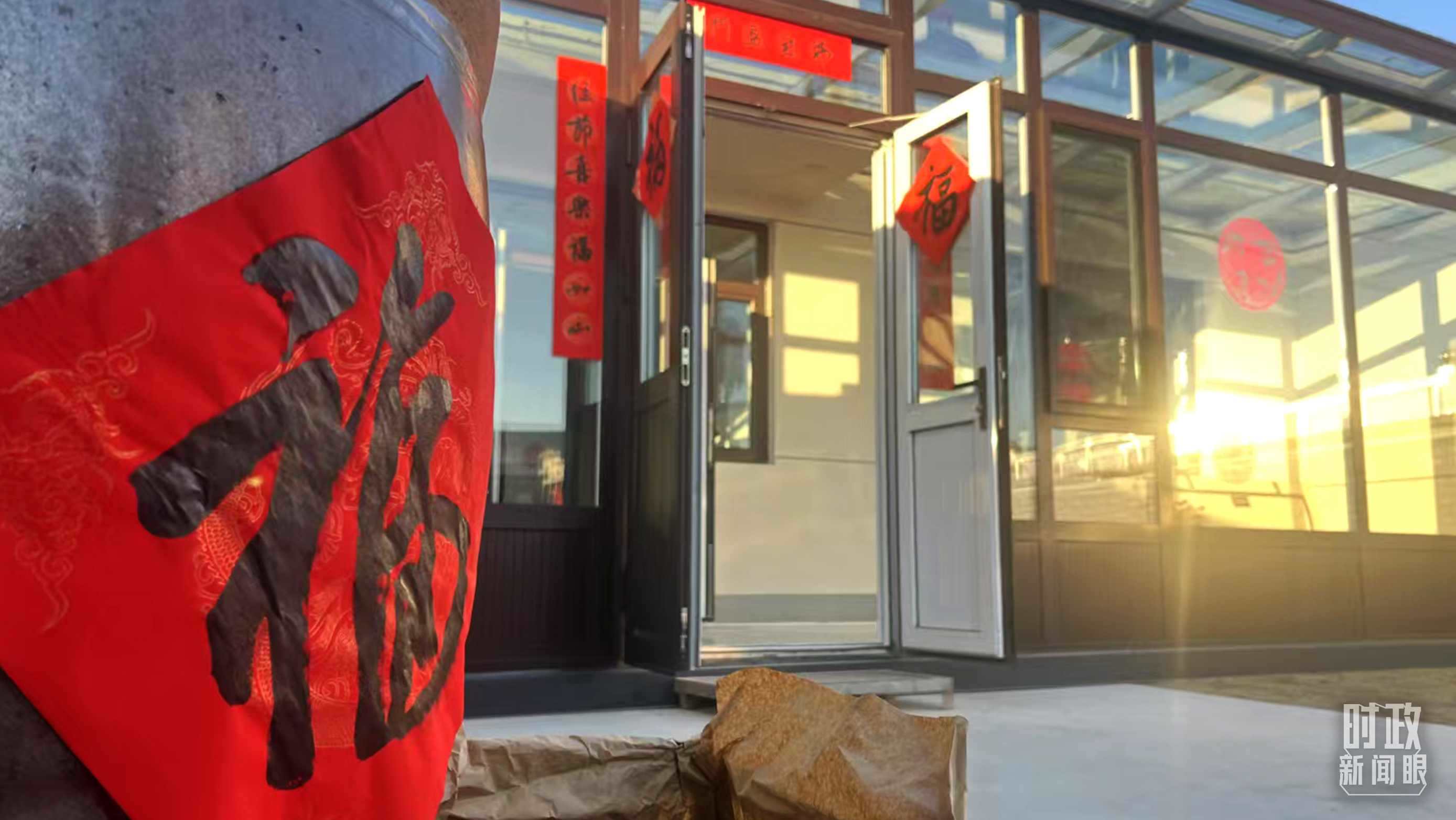 祝家溝村新居。（總臺央視記者李煒拍攝）