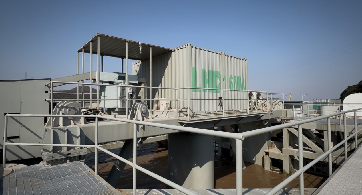 LHD潮流能發(fā)電站。人民網(wǎng)記者 王紹紹攝