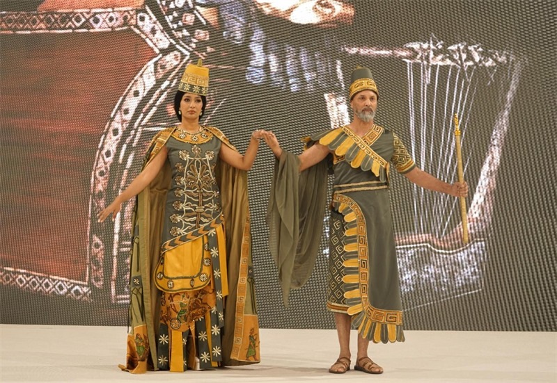 伊拉克時尚館舉辦的時裝展。伊拉克時尚館供圖