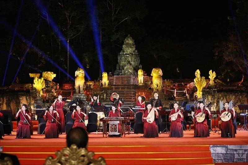 2024年1月13日，在柬埔寨暹粒舉行的“中柬人文交流年”啟動儀式。