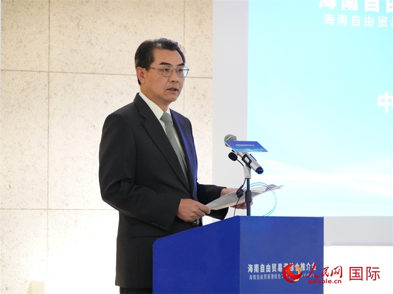 中國駐日本大使吳江浩致辭。人民網(wǎng) 許可攝