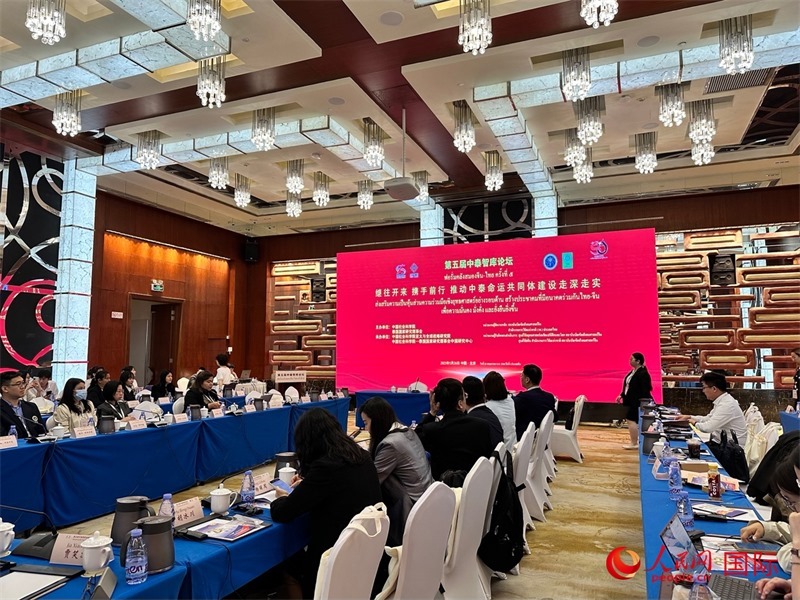 第五屆中泰智庫論壇現(xiàn)場。人民網(wǎng) 孫書宇攝