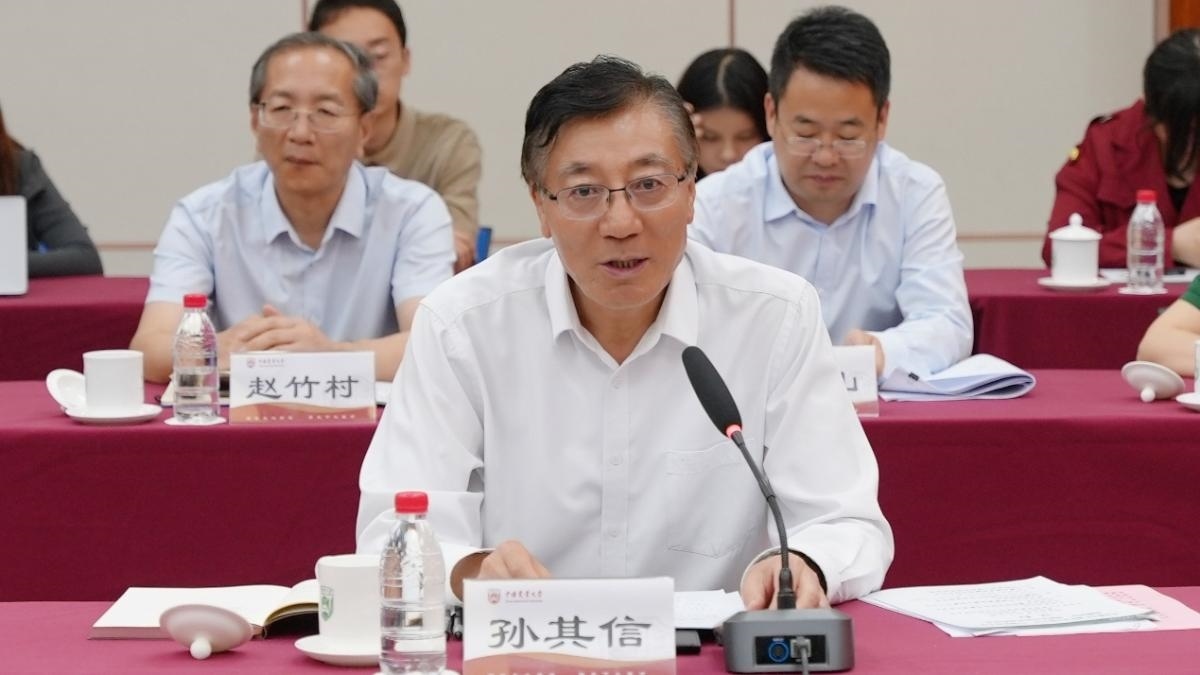 中國(guó)工程院院士、中國(guó)農(nóng)業(yè)大學(xué)校長(zhǎng)孫其信。校方供圖